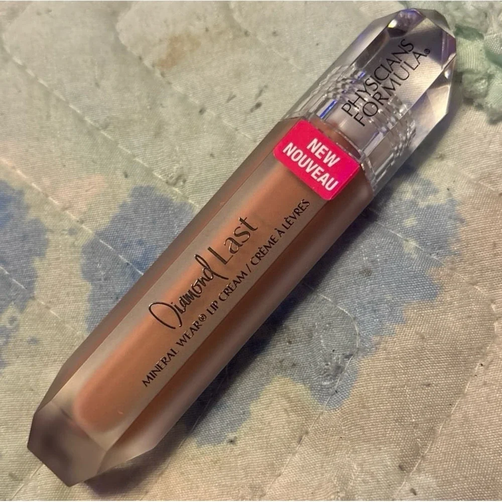 NEW Physicians Formula Diamond Last Mineral Wear Lip Cream, Topaz Taupe